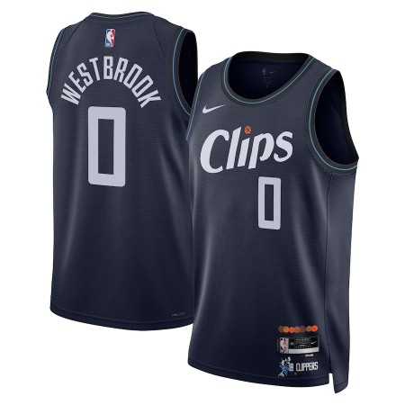 Män Los Angeles Clippers Tröja Russell Westbrook Nike 2023-24 City Edition Marin Swingman Män Los Angeles Clippers Tröja Russell Westbrook Nike 2023-24 City Edition Marin Swingman